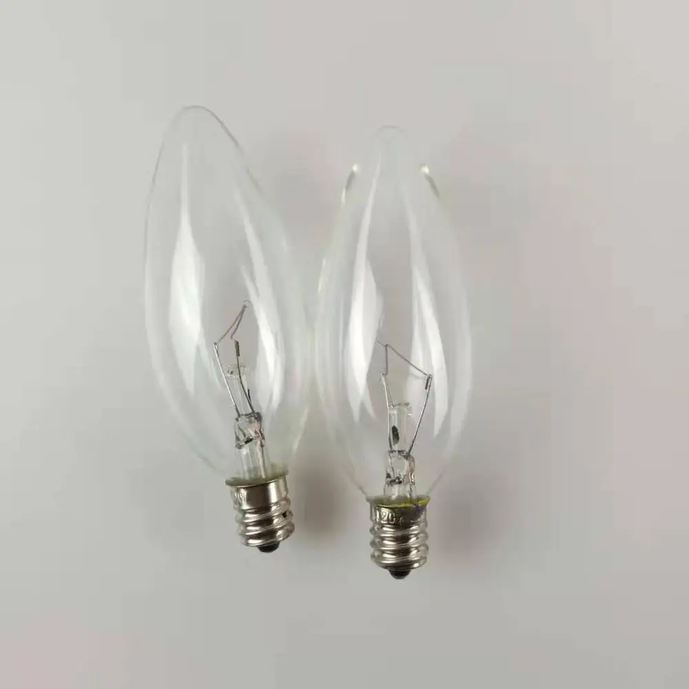25W 40W candle bulb E12 E14 E26 E27 B22 modern chandelier light candelabra Tungsten Filament Incandescent Bulbs C35 C32 C26