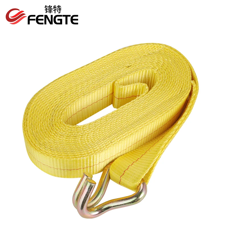 50mm 5000kg high tension polyester car heavy duty ratchet straps