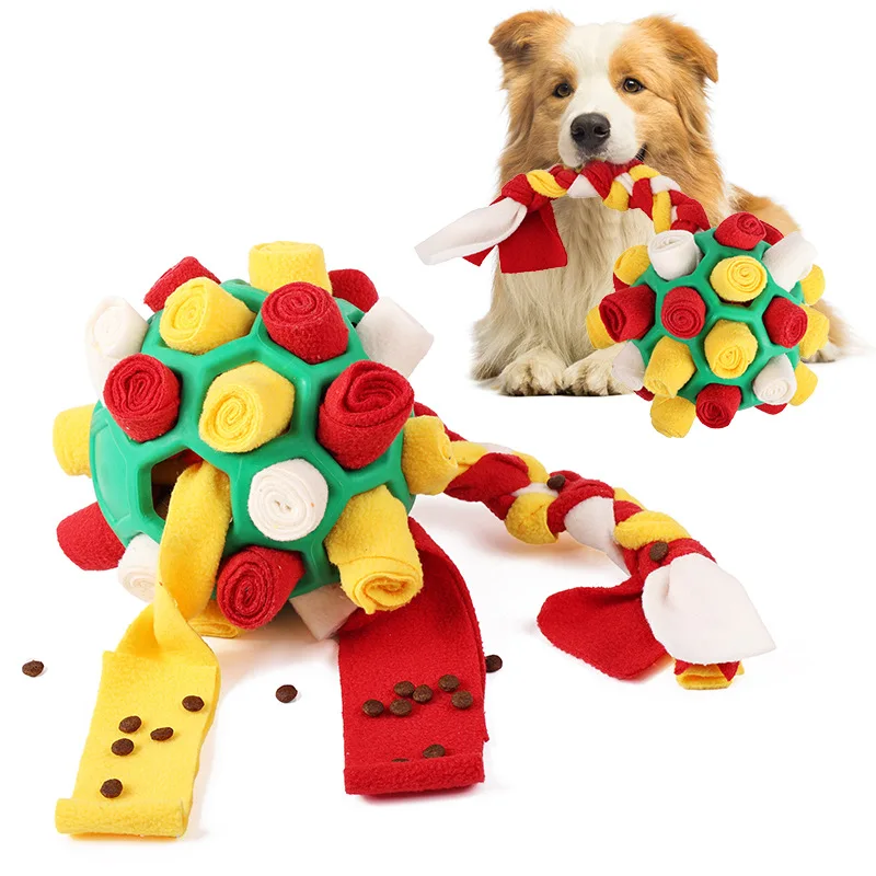 Interactive Flower Design Pet Snuffle Mat Sniffing Blanket IQ Training Stress Relief Interactive Dog Puzzle Toys