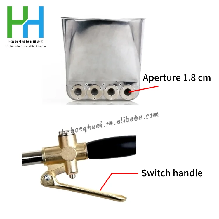 Small building construction Hand held small mud cement mortar spray machine cement mortar spray gun powder coating machine