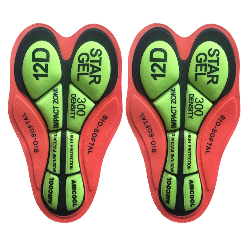 
Cycling Shorts Gel Pad Coolmax 9D 12D 19D 20D Cycling Cushion MTB Bike Base Seat Saddle Pad Shockproof Bicycle Underwear Pads 