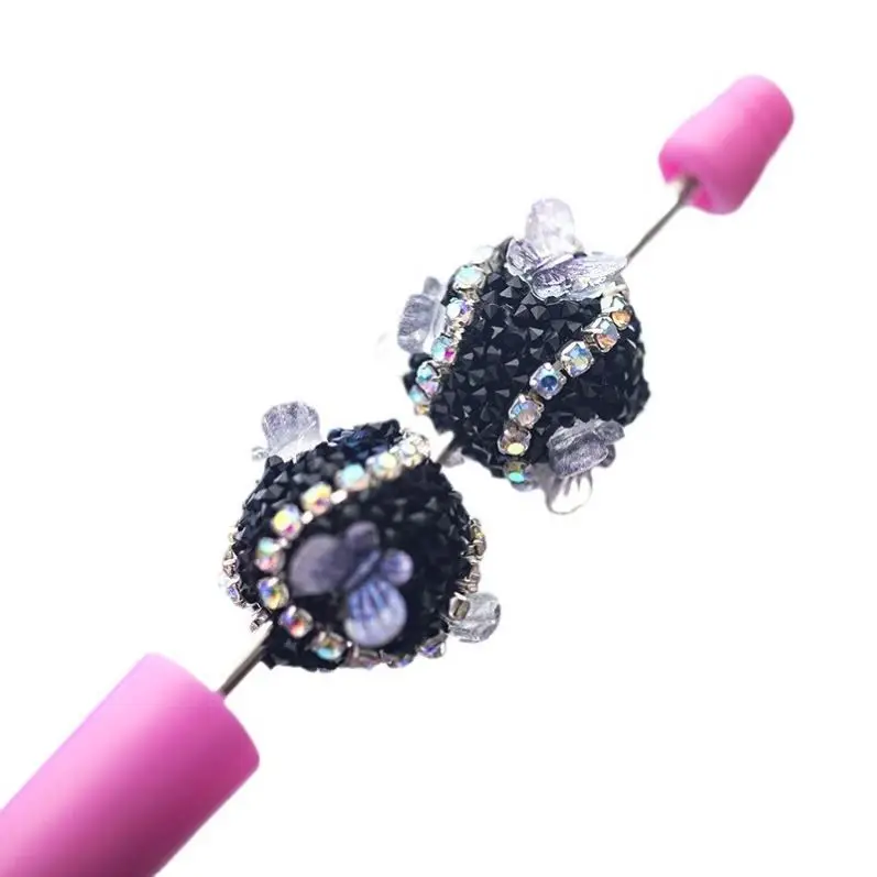 Acrylic Loose Beads Composed of Double-point Rhinestones,claw,chains and Accessories