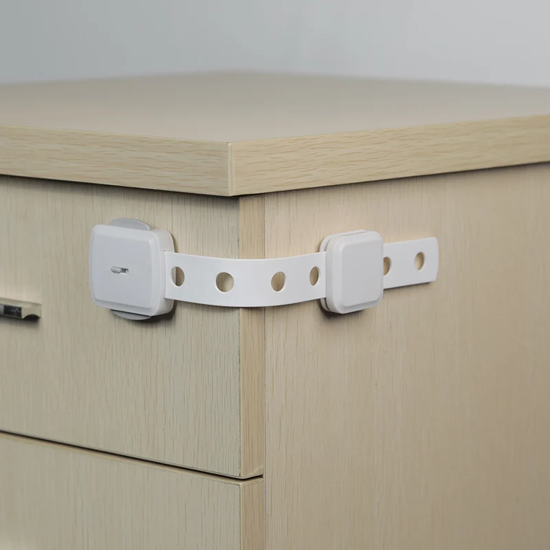 No Drilling Child Strap Locks Cabinet Proofing Baby Safety Lock