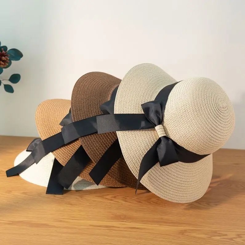 Straw Beach Hats Wholesale Custom Panama Grass Sun Kids Funny Hat Bucket For Men Women Raffia Sombrero De Playa Para Mujer Cap