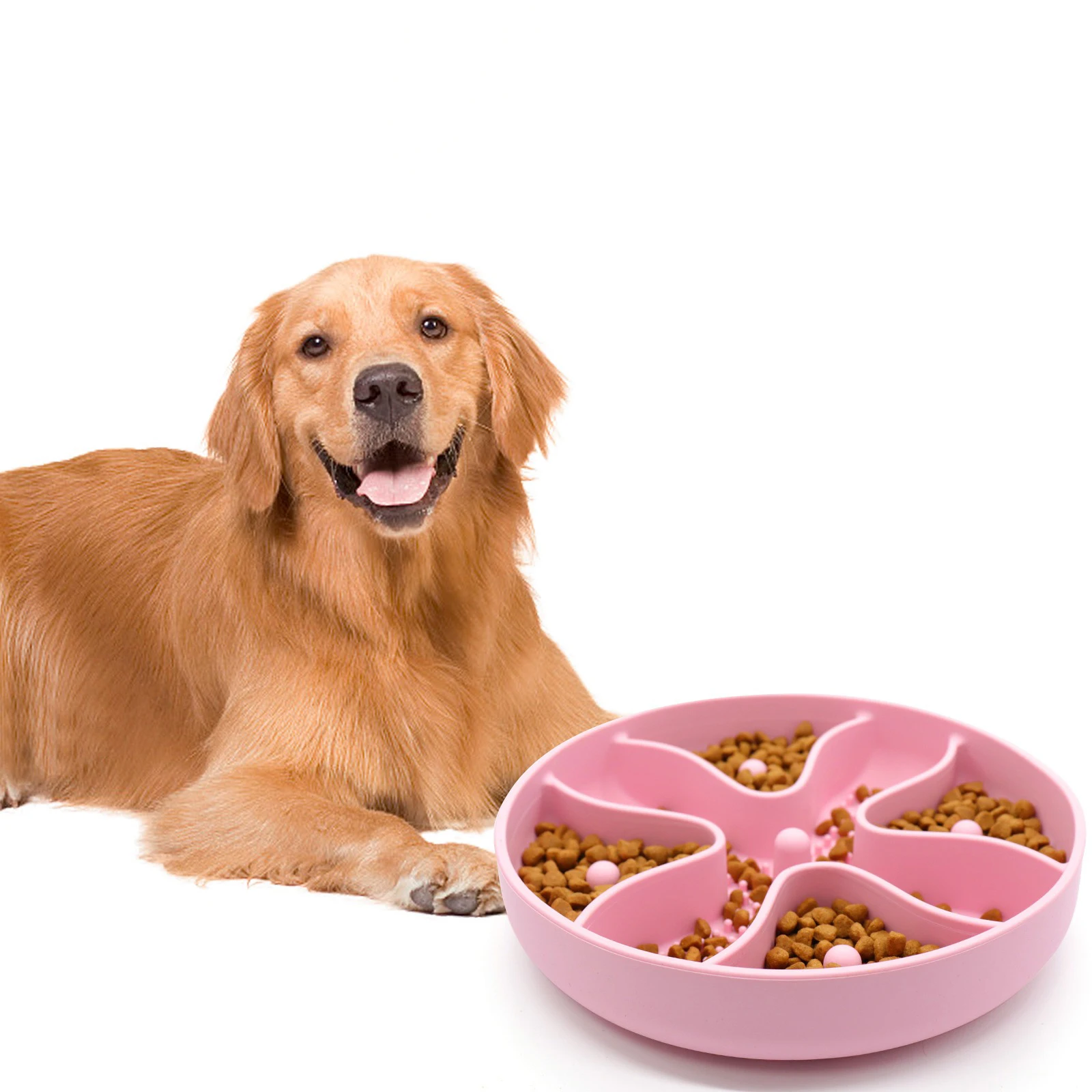 SinSky New Food Grade Slow Feeder Dog Bowl Anti Choking Tableware Silicone Dog Licking Mat for Dog