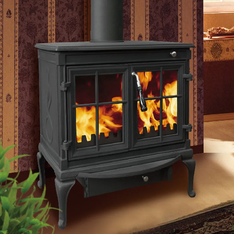 Hot Sale Cast Iron Stove Real Fire Fireplace Firewood Burning Stove Wood Burning Stove