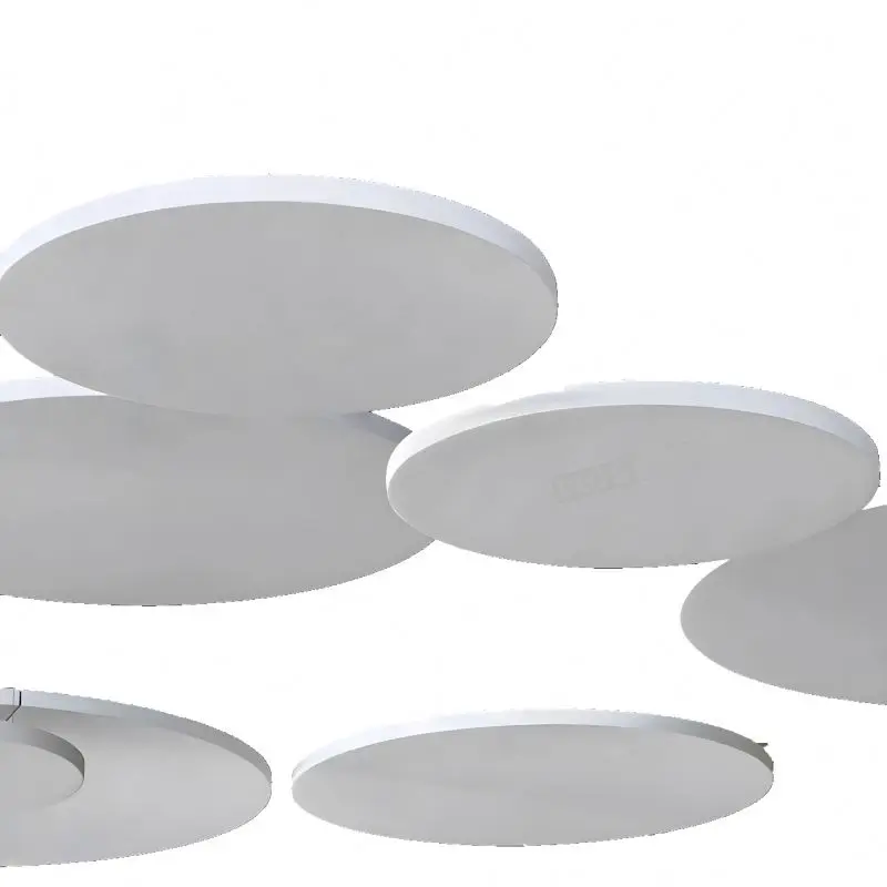 Акустические панели из минеральной ваты огнестойкие звукопоглощающие стеклопластиковые легкие подвесные потолочные облачные