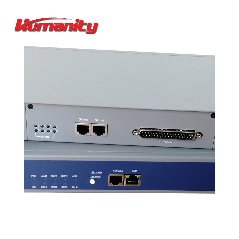 
Humanity HM-RS1030 8E1+4Ethernet SDH multiplexer with customized PCM functions 