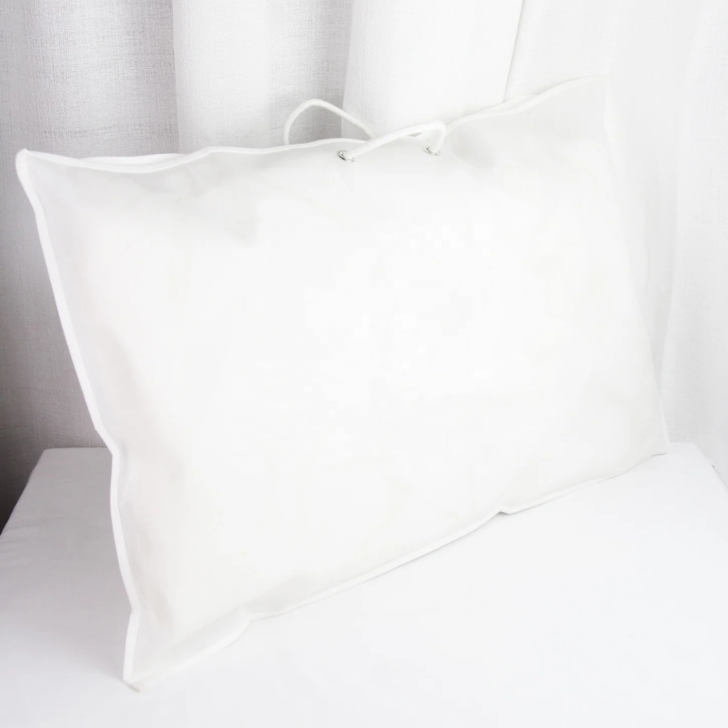 Clear PVC non-woven Zipper Bag Quilt Blanket Pillow Packaging Bags