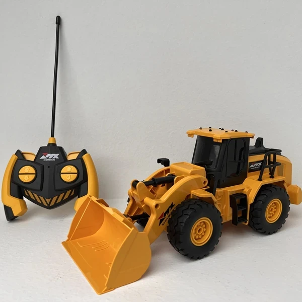2.4G Remote Control Crawler Heavy Bulldozer Dump Truck 6 Channel Children RC Engineering Vehicle Kids Toy for Boys Gift