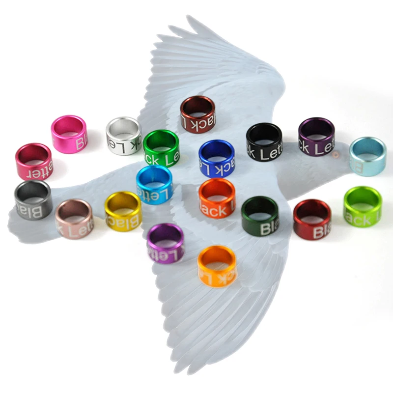 2022 Products Aluminium Pigeon Ring Pigeon Aluminium Printed Rings Pigeon Cheap Ring For Sale