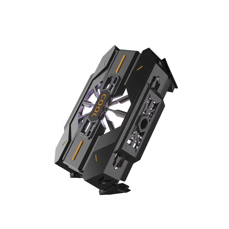 Magnetic RBG Mobile Phone Radiator Back Clip Cooler With 15W Wireless Charger Universal