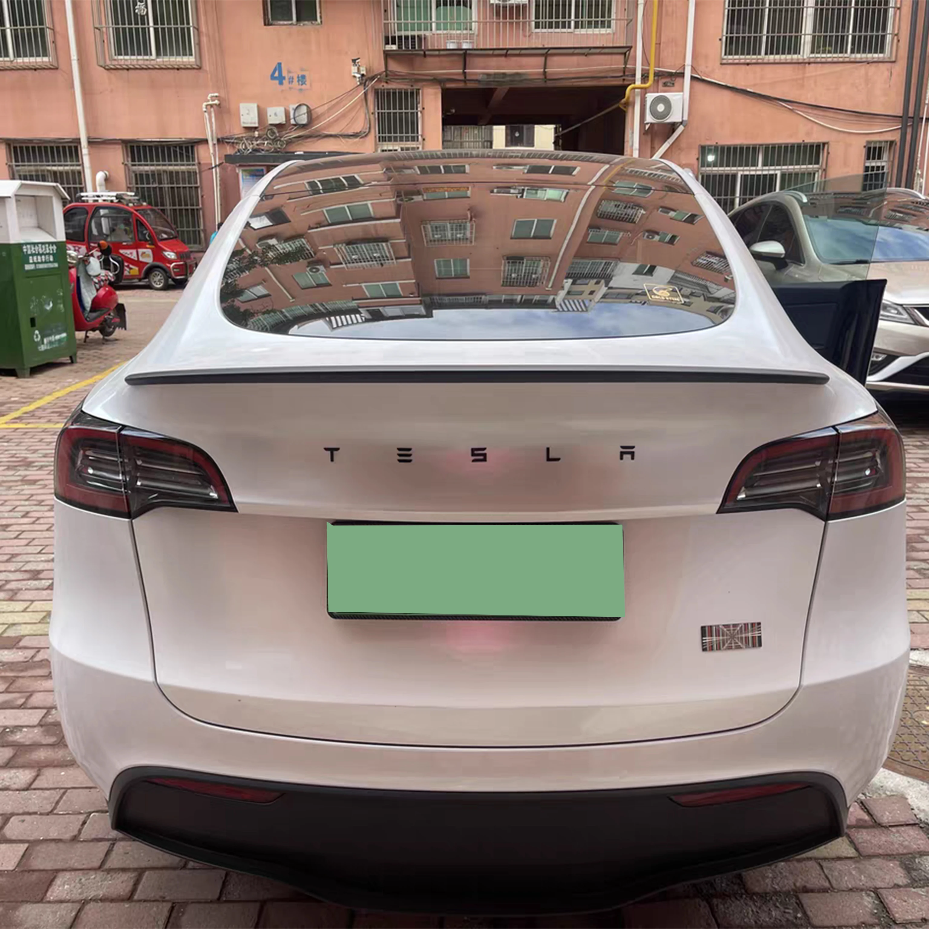 Mingao factory hot sale Best Selling Rear Trunk Roof Spoiler Carbon Fiber for Tesla model  3 spoiler