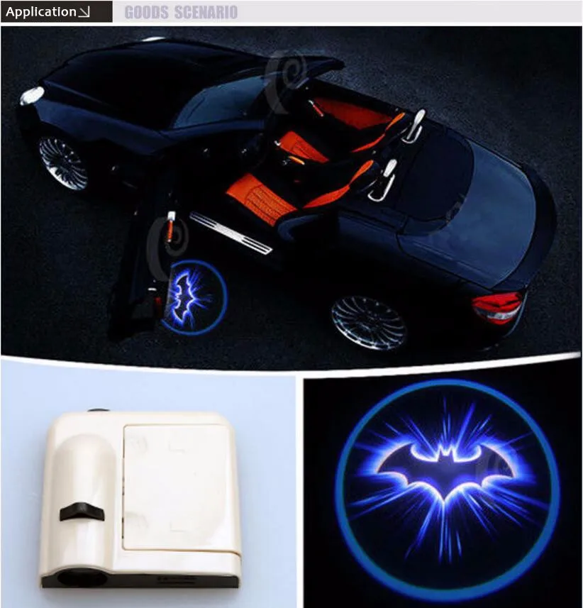 Car door lighting decoration automatic control pattern logo customization welcome car door light