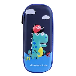 Multifunctional Stationery Box School Gift Students 3d Dinosaur Painted Large Capacity Cartoon Pencil Case For Kids