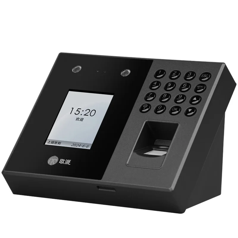 Fingerprint Attendance Machine Biometric Time Clock Face Finger Print Recognition Employee Time Clock Attendance Machine