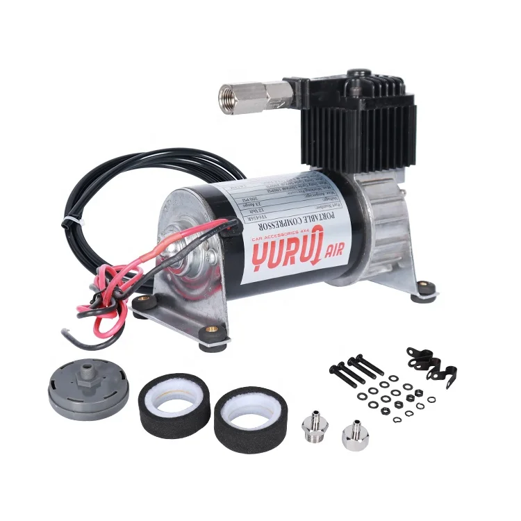 Pneumatic Inflate Dc12v Truck Air Brake Compressor Automotive Replacement Air Suspension Kits