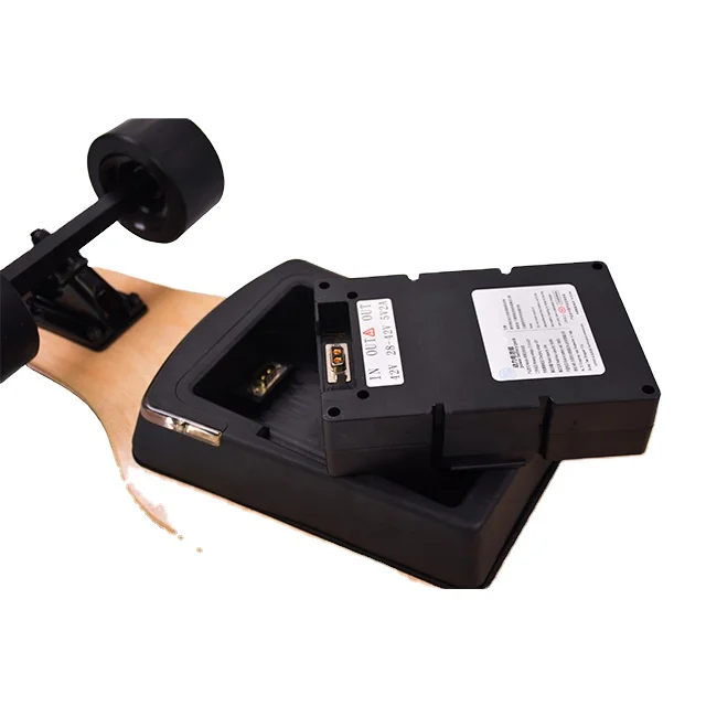 Deo fast speed 40KM Electric Skateboard Kit with Removable battery pack & flashlight 9 Ply canadian maple skate board decks