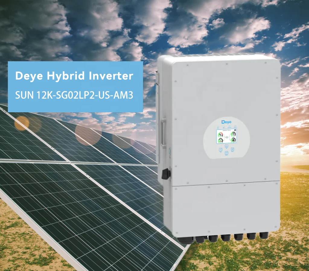 Deye Split Phase 120V 240V SUN-12K-SG02LP2-US-AM3 Inverter 50Hz 60Hz 12KW Hybrid Inverter For Solar System