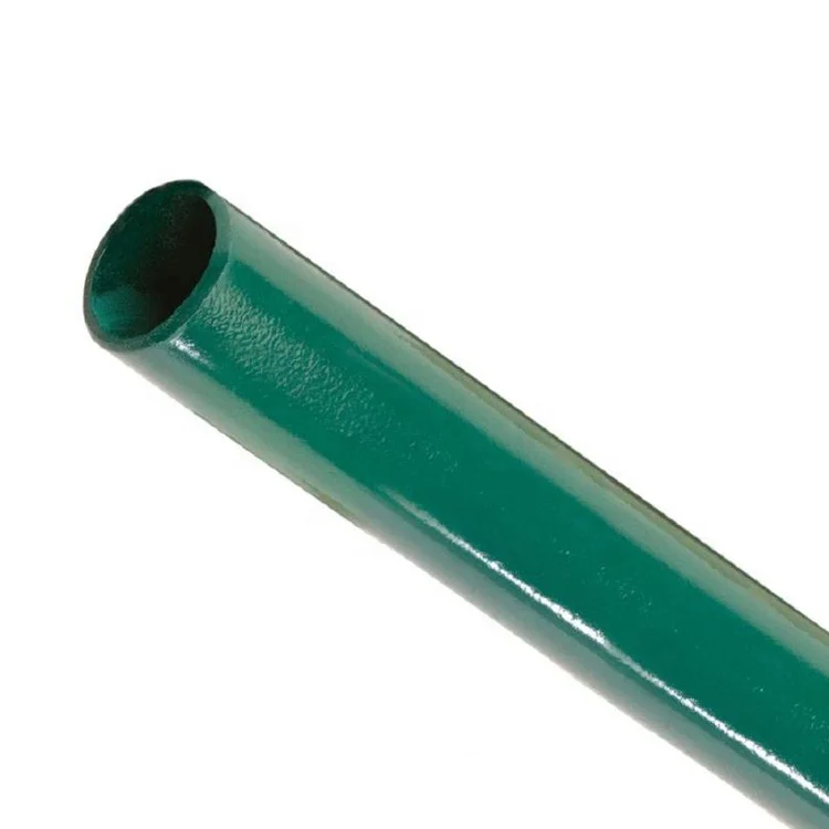 Fence Post Black 7-10 foot Deer Fences Round Steel Post 16 Gauge Galvanized Steel Black Powder post