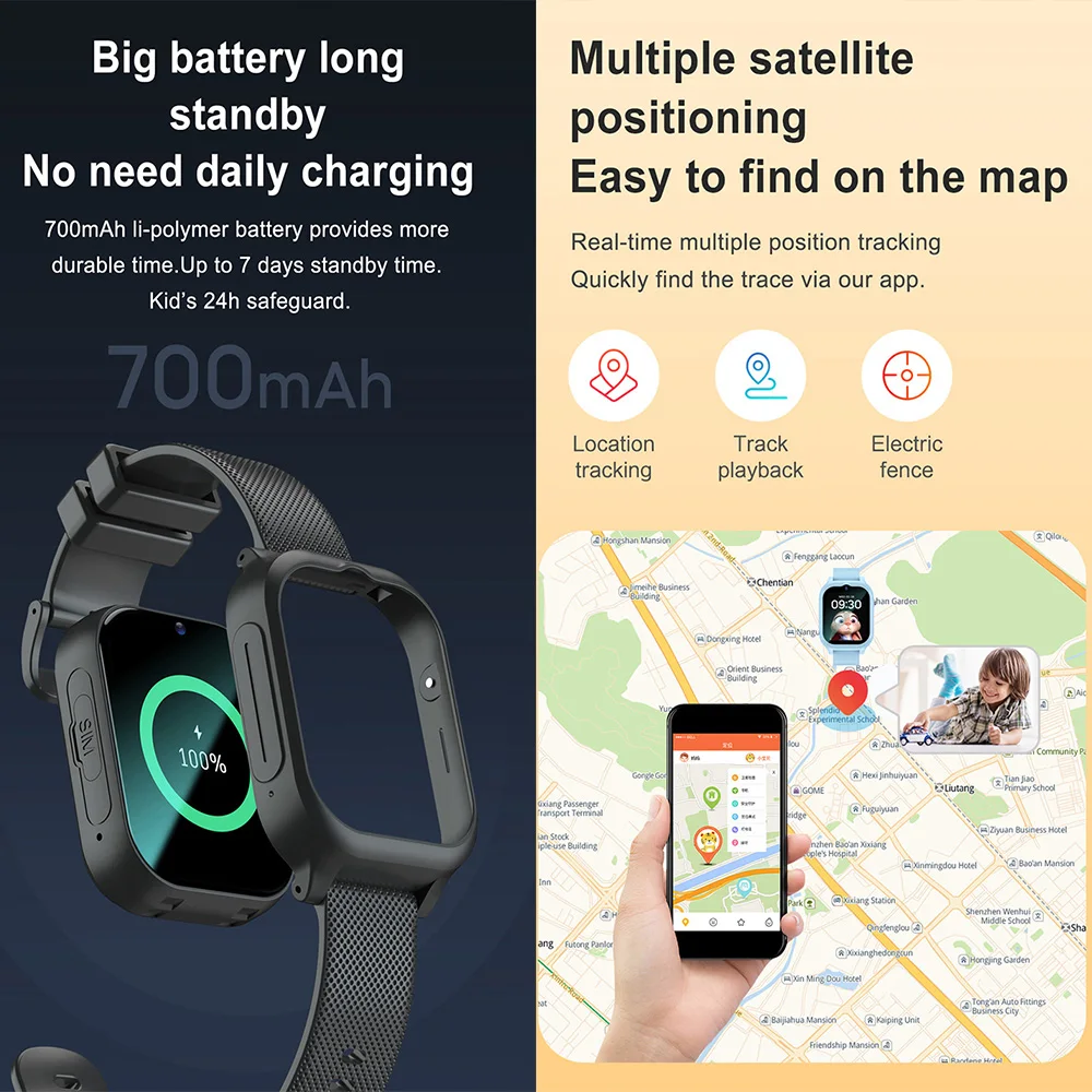 Новые поступления умные электронные товары 4g sim-карта GPS SOS видеозвонок телефон k26 Детские часы Смарт-часы