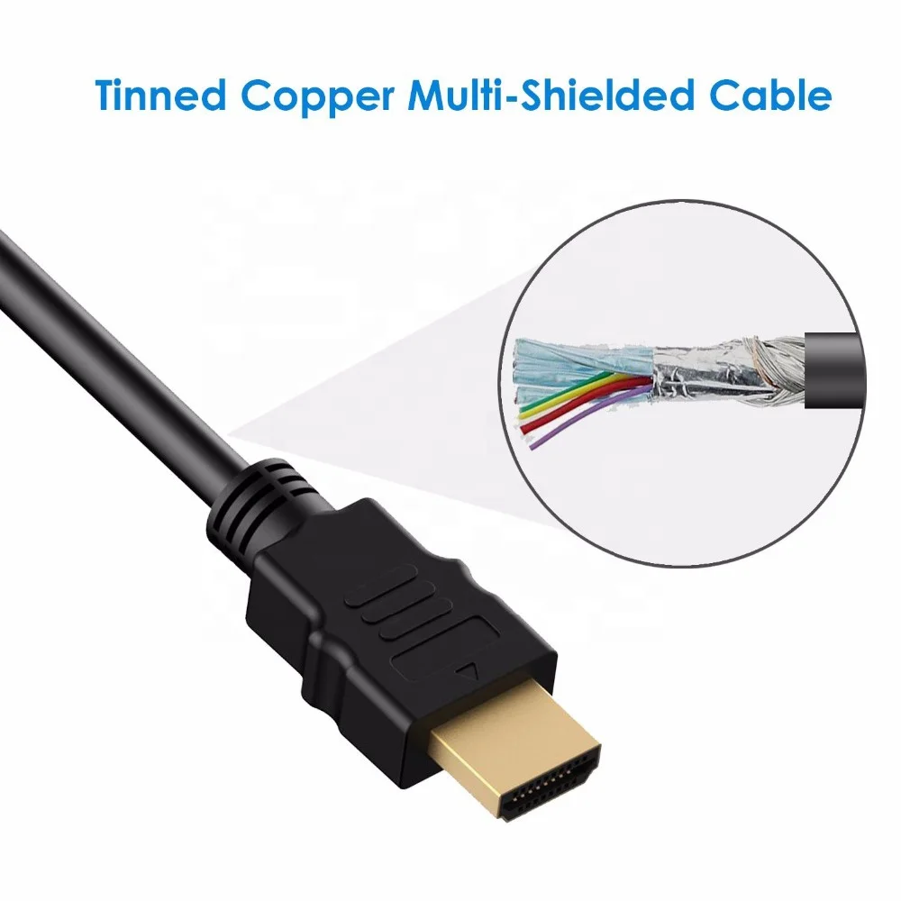1.8M 1080P 3D HDMI to DVI cable 24+1 pin adapter for LCD DVD HDTV X-BOX High speed DVI cable