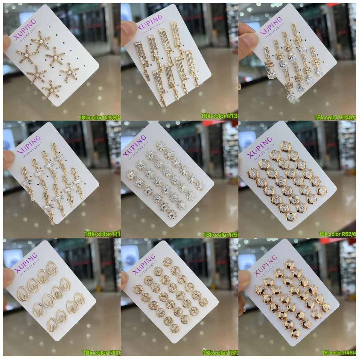 XUPING Jewelry Wholesale Earrings 14K 18K Gold Plated Copper Earrings Women Luxury Cute Pearl Fashion Ladies Jewelry Earrings