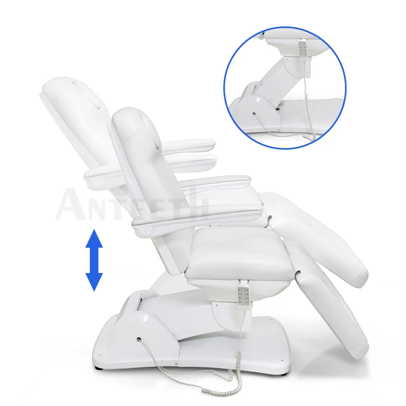 Adjustable Electric Facial Chair Therapy Spa Treatment Table Salon Furniture Tattoo 3/4 Motors Massage Bed Spa Beauty Bed