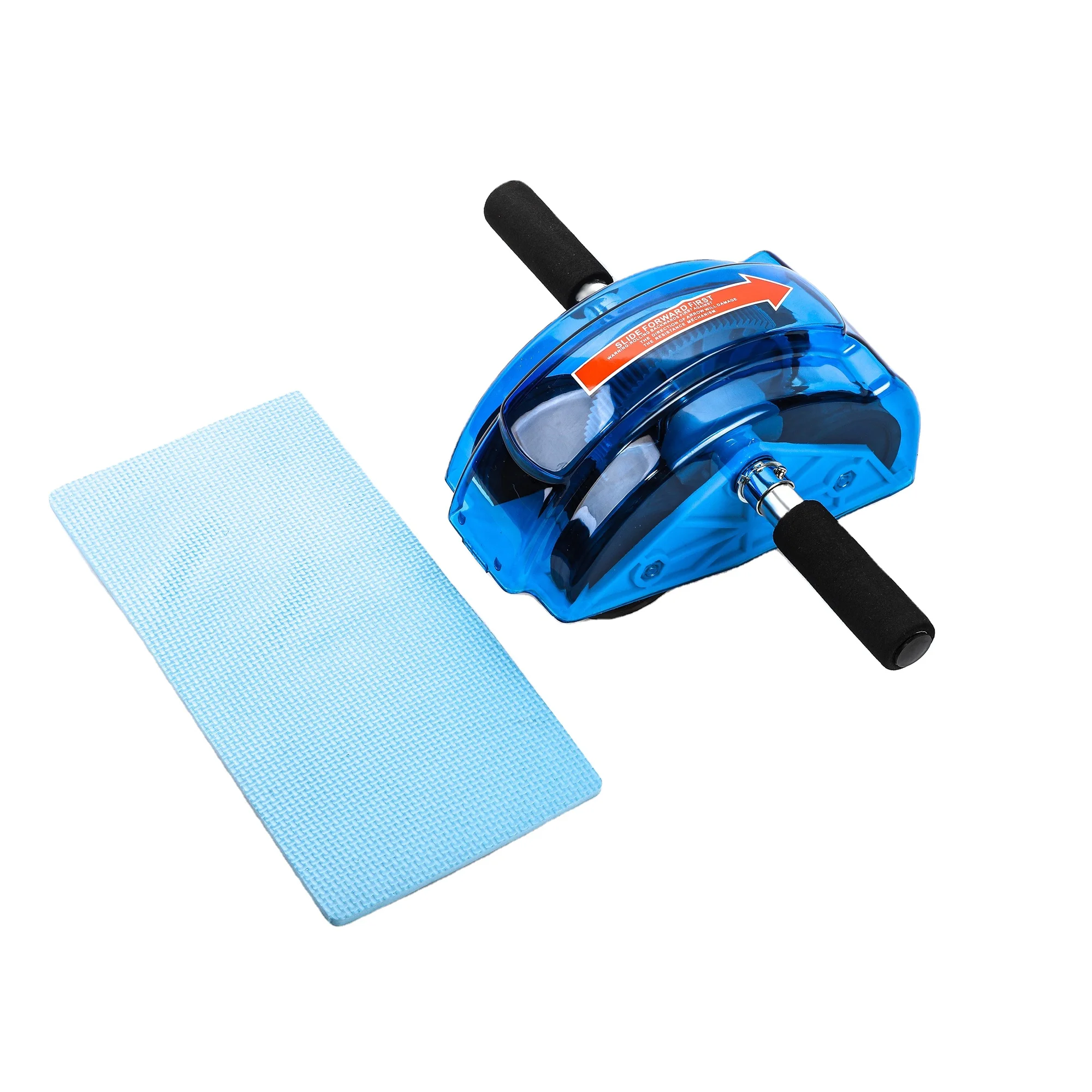 Exercise Training Muscle Kneeling Pad Custom Abdominal Wheel Ab Rollers Ordinary Orange Accessories OEM Steel Stainless Logo TPR