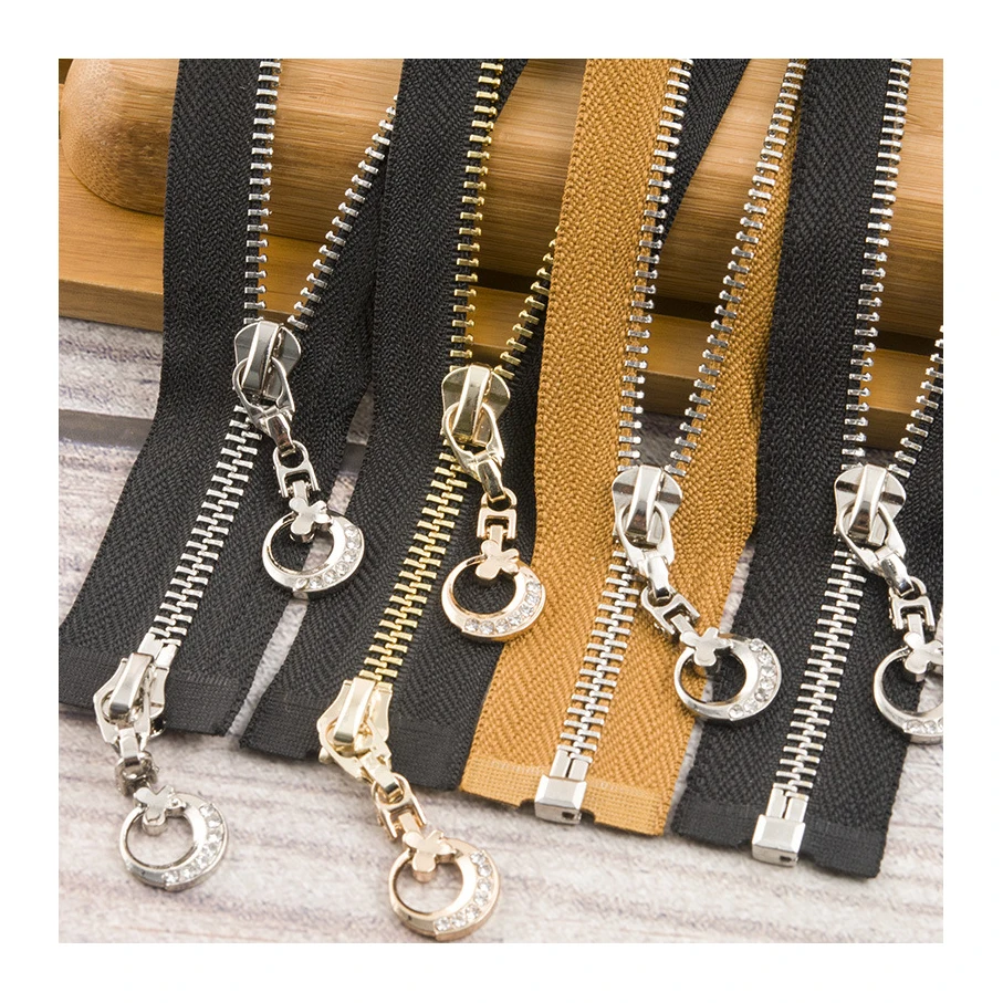Double Customize Zip Open-End Two Way Zipper Metal Zippers For Sale