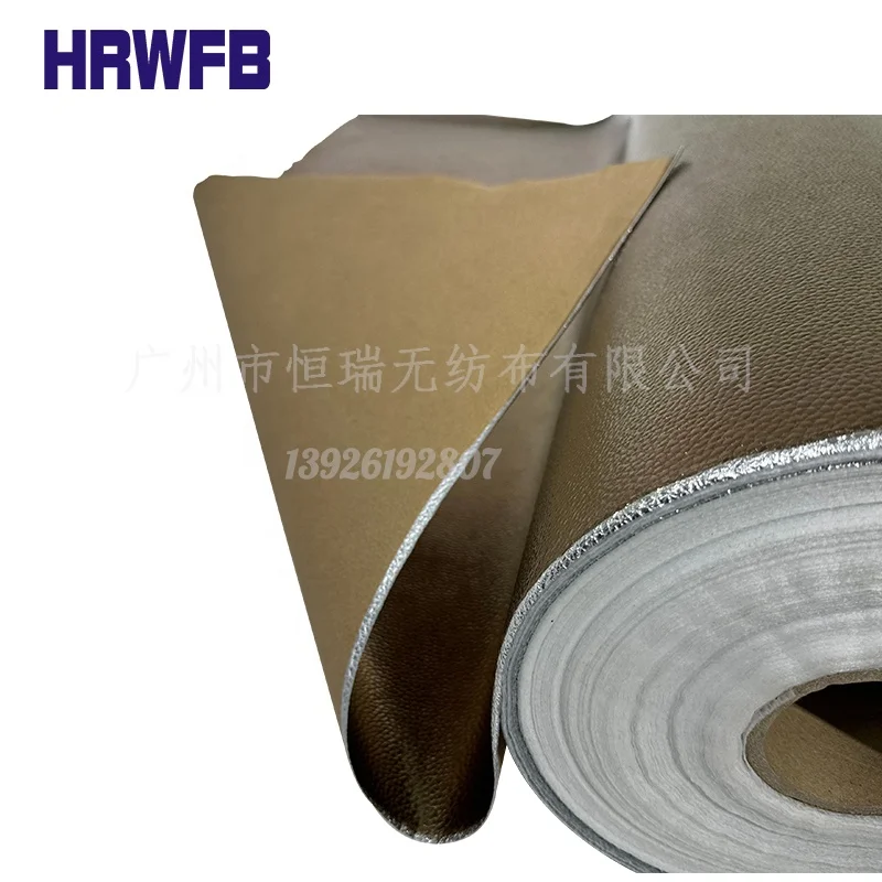 Factory Price Roll Form Waterproof Aluminum Foil Coated Nonwoven Polypropylene Fabric
