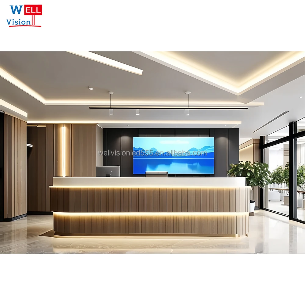 Wellvision P2 p2.5 мм полноцветная видеосъемка с фиксированной панелью для помещений с высоким разрешением P1.2 P1.5 P1.8 светодиодный экран