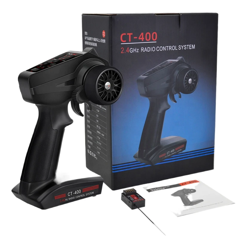New product HOTRC CT-400 2.4G 4CH RC Radio System transmitter and receiver for ship and car