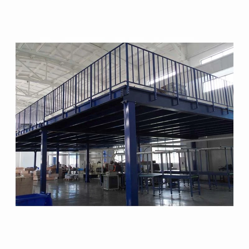 Customized warehouse Heavy Duty Steel Storage Platform Mezzanine Floor Rack System