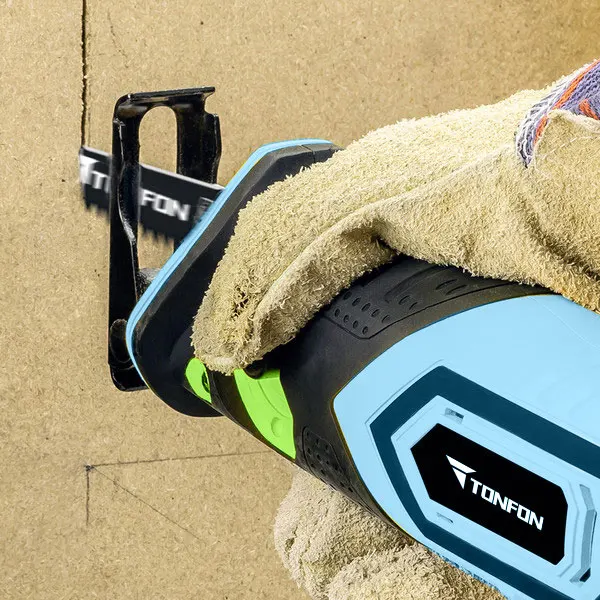 Tonfon power hack saw variable speed cordless hackzall reciprocal tool powerful 20v reciprocating saw makita style