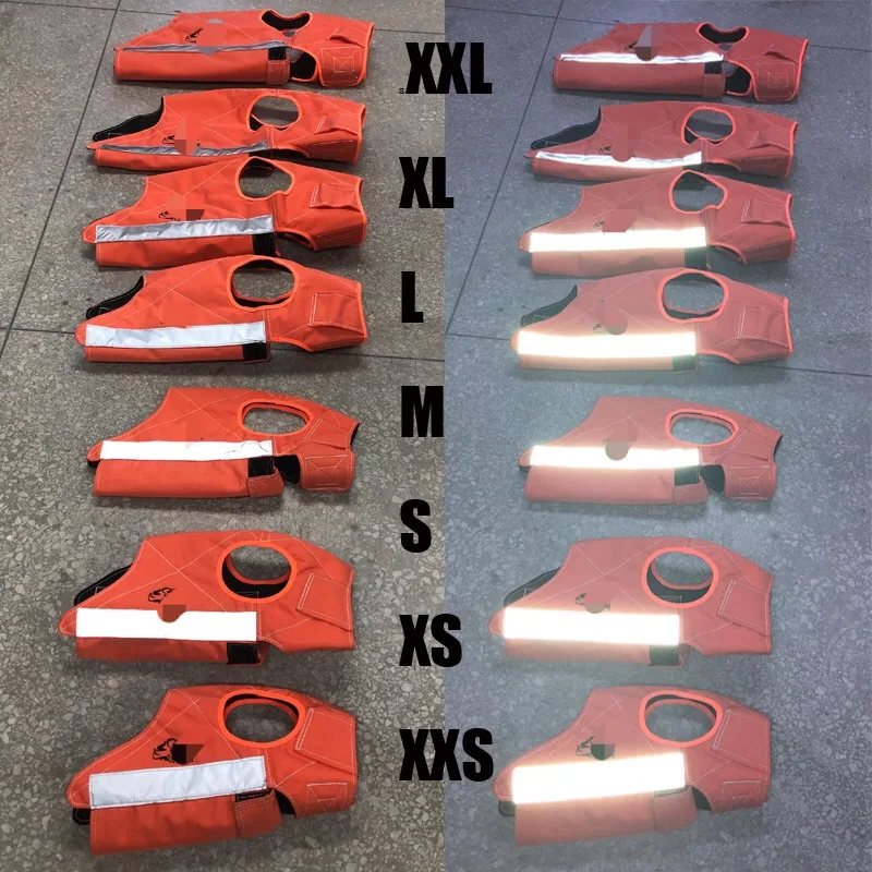 Neon Orange Aramid Fiber Tactical Dog Vest XS XL XXXS Sizes Training Hunting Summer Spring Pets Apparel Protective Sport Style