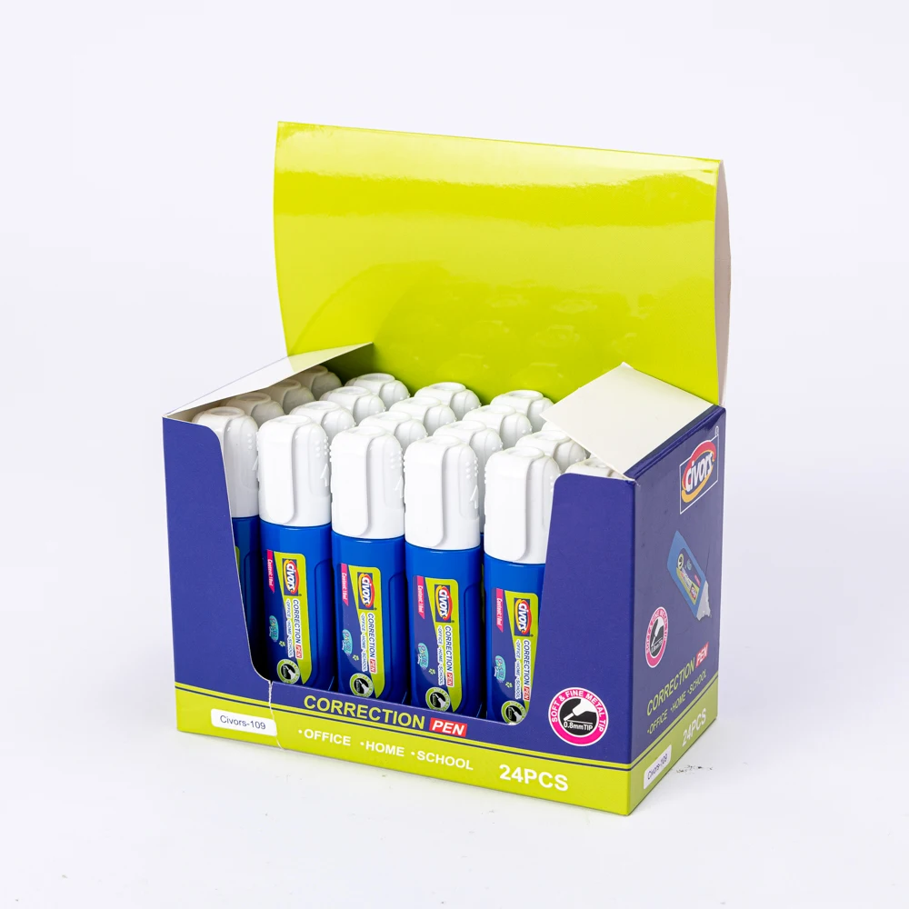 Лучшая цена металлическая головка умеренная коррекция жидкости ручка быстросохнущая безопасная жидкая студенческий канцелярский объем 10 мл