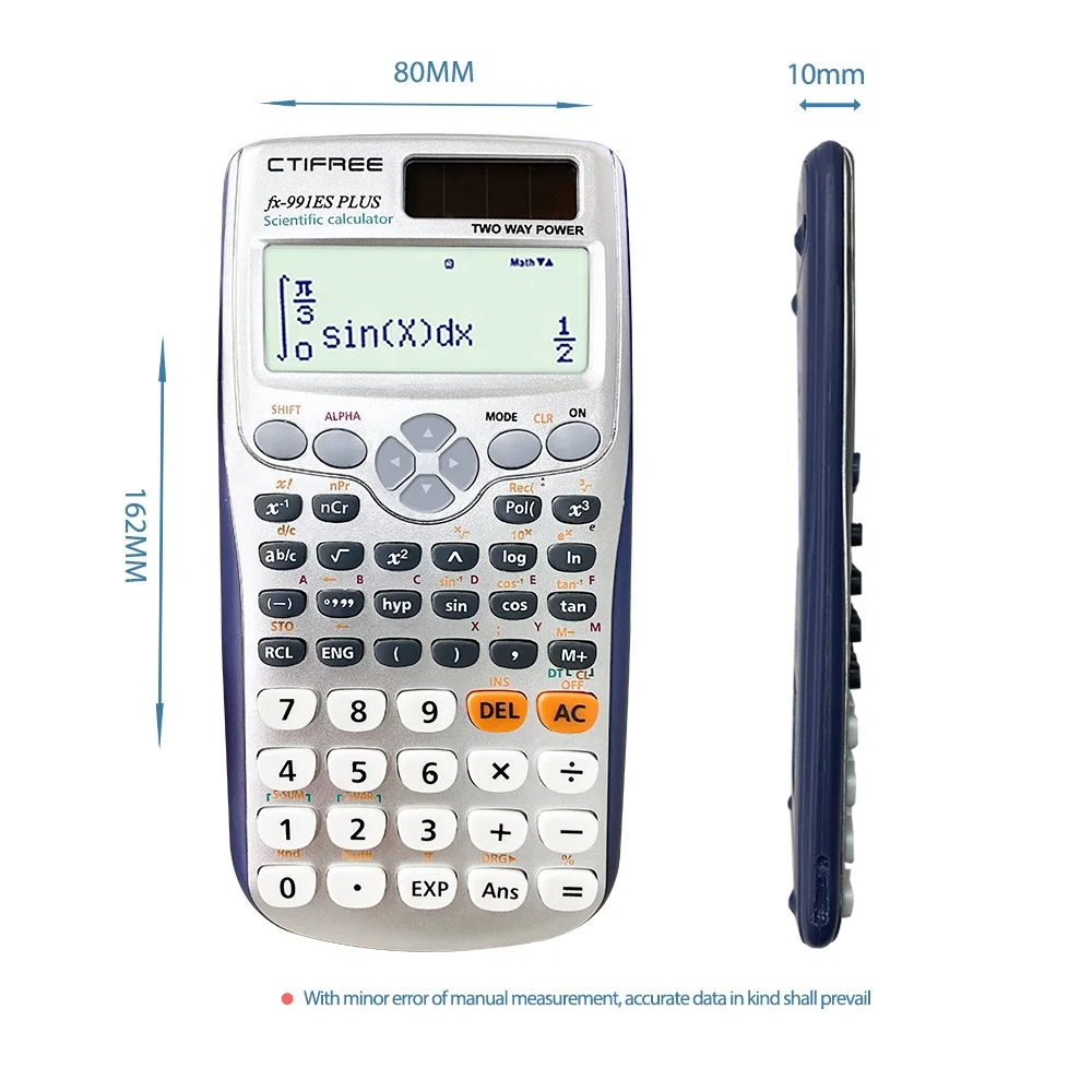 Cientifica calculcadora Fx-991es 240 функций учебный школьный научный калькулятор 991