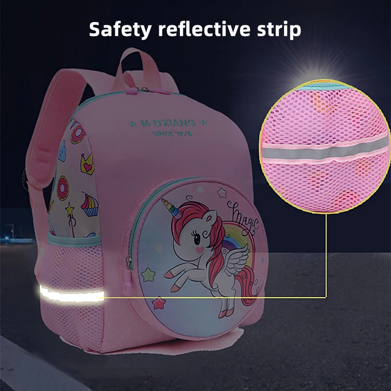 2024 New Cute Cartoon schoolbags for kids School Backpack for Children Casual Burden-Reducing Design for School
