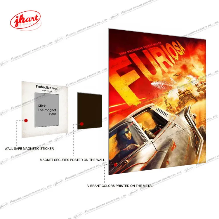 Protective leaf Magnet Hanging Metal poster Bar Club Home Bedroom Living Room Wall Decor Funny FURIOSA Movie Metal Gift Sign