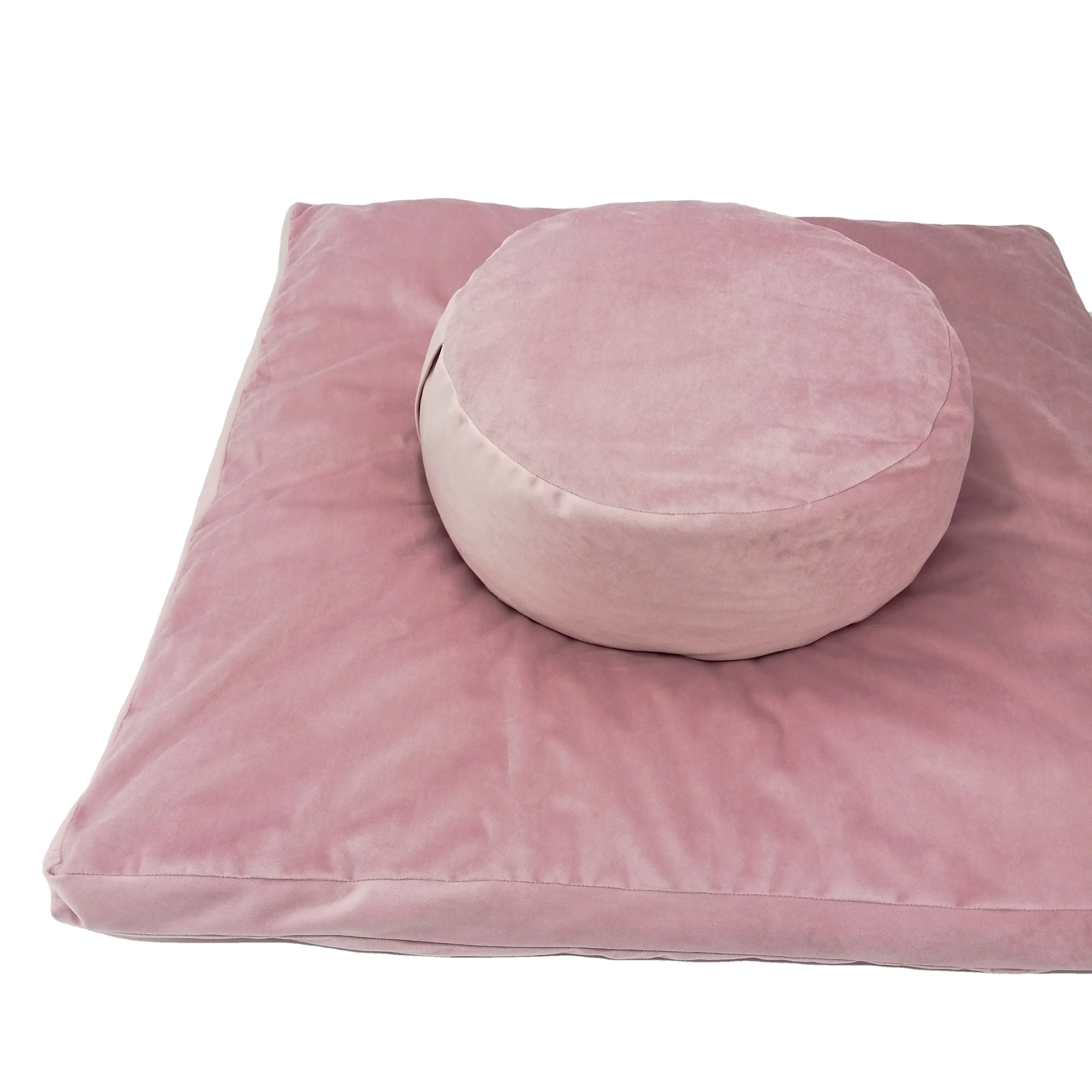 Meditation Pillow Round Floor Cushion Meditation Cushion Zafu Seat Cushion Zabuton Set