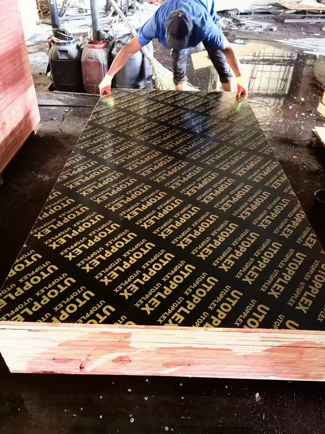 Durable Anti-Slip Construction Formwork Film Faced Plywood 6mm 9mm 12mm 15mm 18mm 21mm 25mm