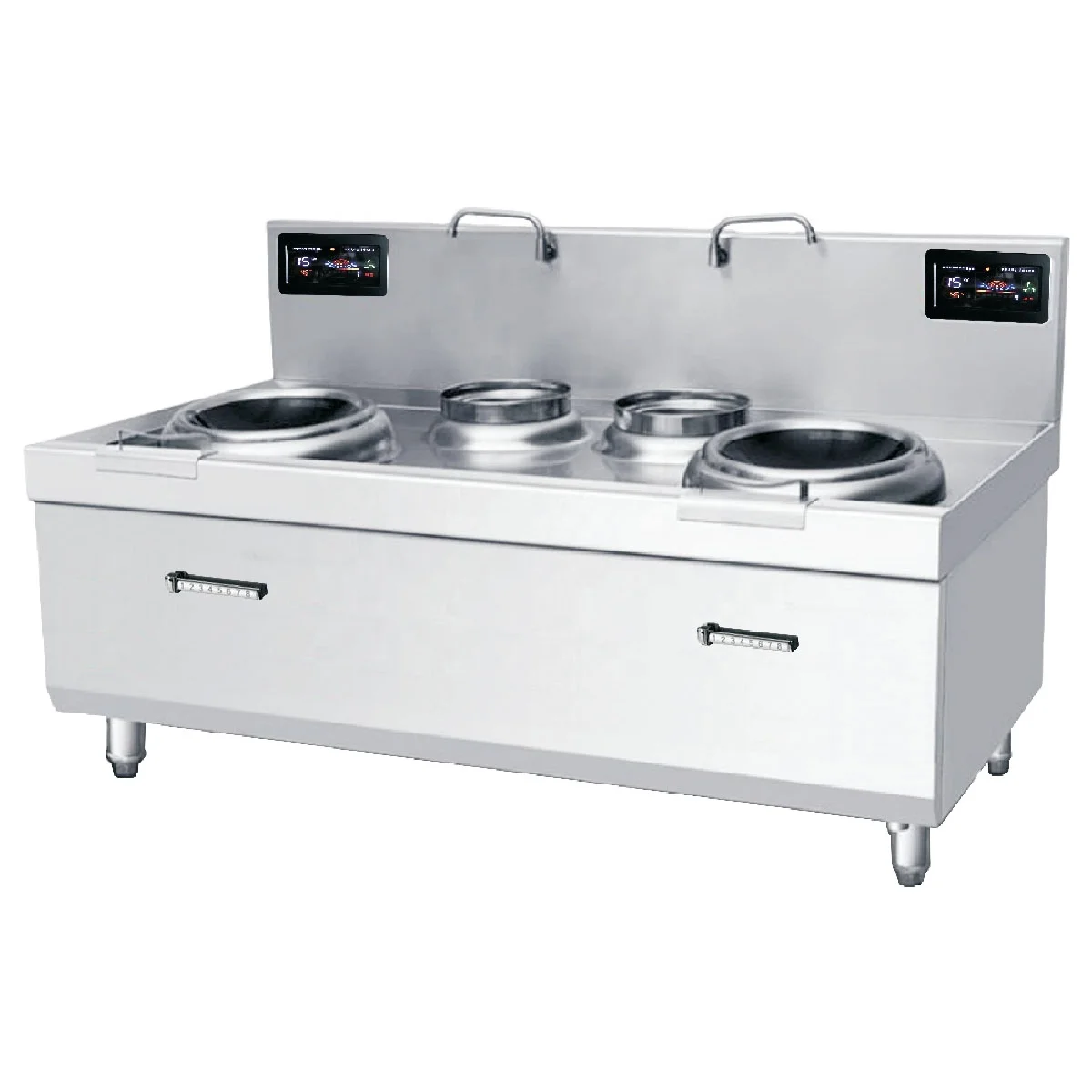 Kitchen appliances  12KW 2 burner induction cooker cooking equipment restaurant commercial induction cooker