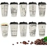 100% Plastic Free Coating 8oz 12oz 16oz Disposable Single Double Wall Paper Cup Paper Coffee Carton Cup