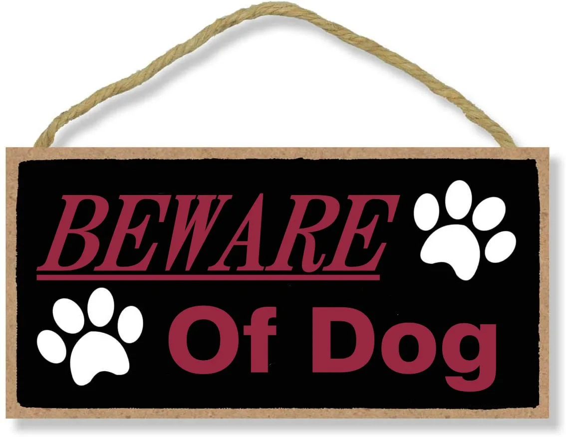 Dogs Welcome People Tolerated Wood Decorative for Wall and Door Hanging Plaque Funny wood Dog