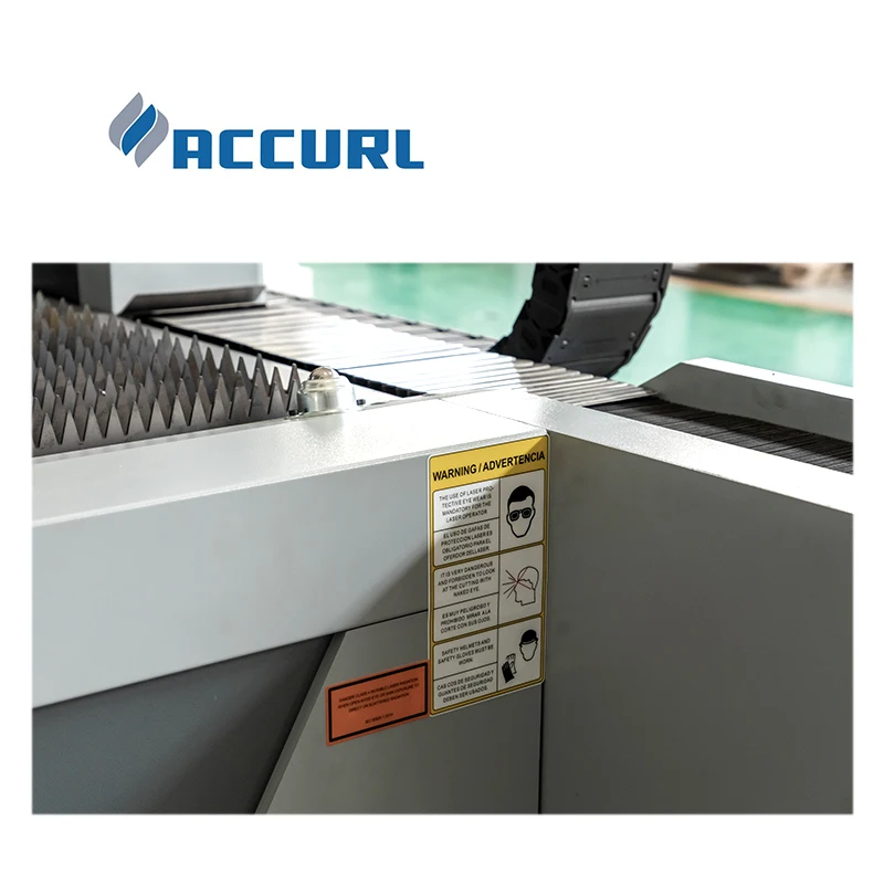 ACCURL 1000W Aluminum Laser Cutting Machine for Sheet Metal and Tubes with Servo Motor and Essential Core Components Included