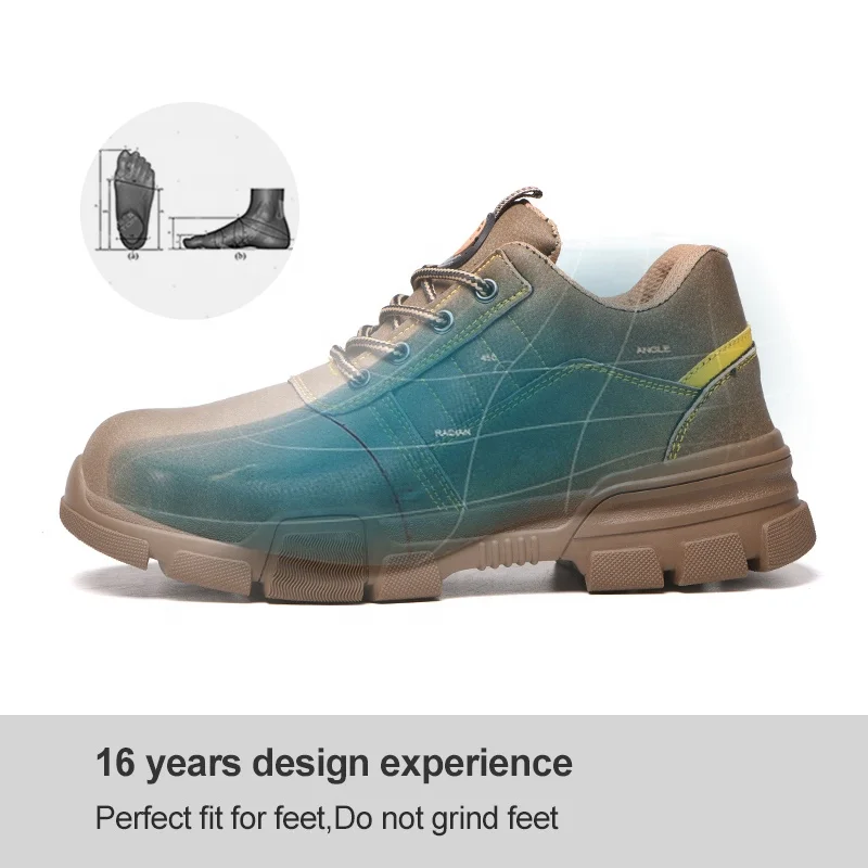 Winter Warmly with fur Lace Up Industrial Double Safety Double Italy Working Tanker Safety shoes for construction