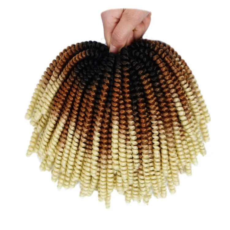 Crochet Braid Synthetic Curly Hair Jumbo Braiding Nubian Twist Hair Spring Twist Hair