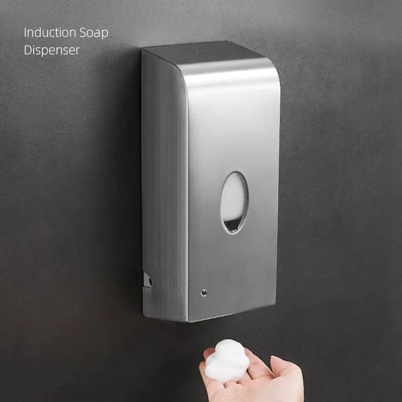 Wall Mounted Sensor Liquid Soap Dispenser Automatic Induction Smart Stainless Steel Durable Soap Dispenser For Bathroom