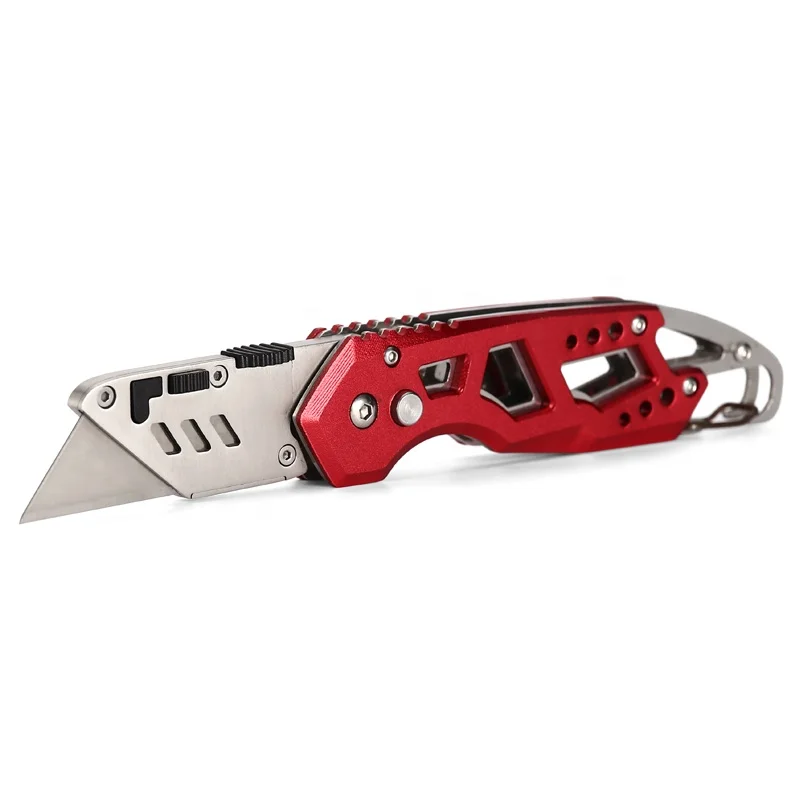 Wholesale Heavy Duty SK5 Double Blade Retractable Carpet Work Folding Handy Paper Safety Utility Knife